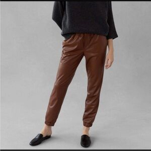 The Reset R Label Vegan Leather Joggers